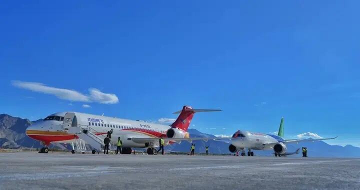 c919飞上高原