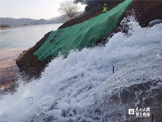 松华坝水库提水管线工程建成通水