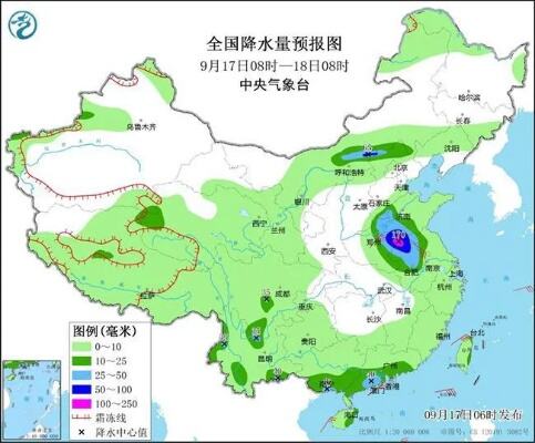 中东部大范围雨雪冰冻天气来袭